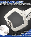 11 Inch C Clamp Locking Pliers With Swivel Pads Beefy Heavy Duty Welding Pliers Quick Release Premium Nickel Plated