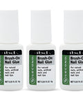 5 Second Brush On Nail Glue That Dries In A Snap For Press On Nails And Acrylics, Fast Dry Nail Bond And Repair Gel, 3-pack
