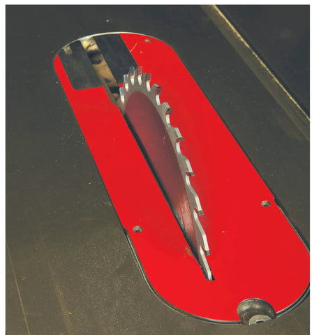 Shop Favorite Killer 10 Inch Glue Line Rip Saw Blade With 5/8 Inch Bore And 30 Triple Chip Grind For Clean Woodworking Cuts featuring a sharp German steel blade in a cabinet saw.
