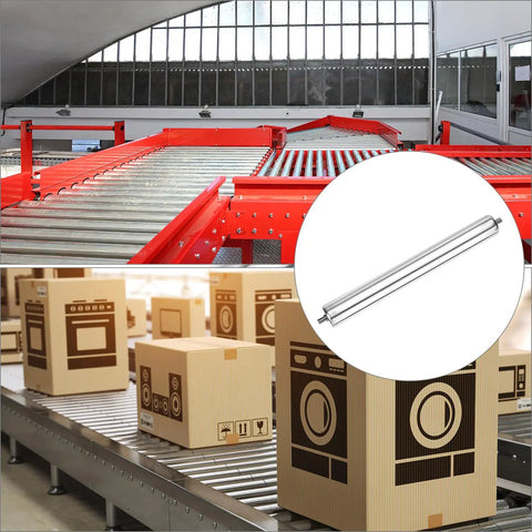 Stainless Steel Conveyor Roller 2 Inch Diameter By 16 Inch Length With Galvanized End Caps For Conveyor Belts Tables And Machines Rust Resistant Waterproof Smooth And Beefy Durable Replacement Roller
