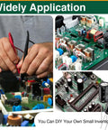 Electrolytic Capacitor Assortment Kit With 24 Values From 0.1uF To 1000uF For PCB Repair Power Supply And Electronics Maintenance