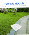 Concrete Paver Mold Kit for Pathways and Patios, Reusable DIY Friendly PP Molds in garden path setting
