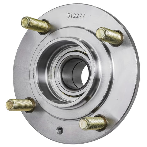 Rear Wheel Bearing Hub Assembly For 2002 2003 2004 2005 2006 Mitsubishi Lancer Two Piece Hub And Bearing Set With Four Bolt Pattern