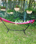 Extra Large Double Hammock For Two With 330cm Total Length And 500lb Capacity Canvas Cotton Super Comfy Outdoor Living For Patio Porch Garden Outdoor Indoor Rainbow XXL