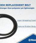 OEM Replacement Belt 265-864 For Scag 483157 Lawn Mower Drive Belt Durable High Quality Garden Tractor Belt