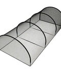 30Ft Portable Baseball and Softball Batting Cage for Backyard Drills with durable polyester mesh and strong fiberglass poles.