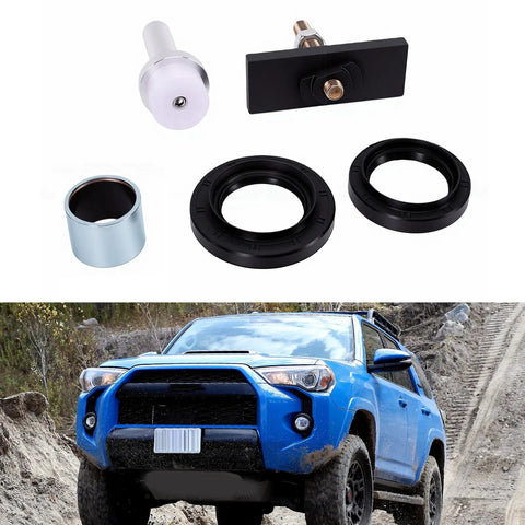 Heavy Duty Cv Axle Bearing Puller Seal Kit Steel Construction For 2005 To 2018 And 2007 To 2014 Models, blue SUV on trail
