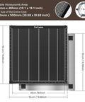 ToCome steel honeycomb laser bed, 500x500x22 mm, for D1/D1 Pro and similar laser engravers, 19.68x19.68 in.