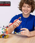 Adventure Wheels Building Set For Creative STEM Play, 480 Classic Pieces To Build Cars, Trucks, And More, Kid Approved, Mega Fun Build Kit For Ages 7 And Up, Amazon Exclusive, child building model
