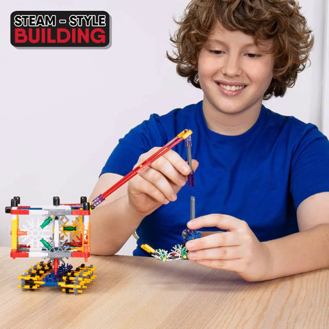 Adventure Wheels Building Set For Creative STEM Play, 480 Classic Pieces To Build Cars, Trucks, And More, Kid Approved, Mega Fun Build Kit For Ages 7 And Up, Amazon Exclusive, child building model
