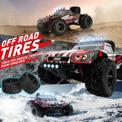 One Eighteen Scale 4WD RC Truck For Kids And Adults, Zips Up To 25 MPH On Any Terrain, IPX4 Waterproof, Off-road tires