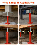 Heavy Duty House Leveling Floor Jacks Set Of Four Adjusts From Eleven To Sixteen Inches Handles Up To Eleven Thousand Pounds in use