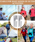 40 Pack Manual Stainless Steel Can Openers for Camping and Travel with outdoor activity images