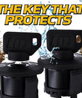 Heavy Duty Ignition Switch With Protective Umbrella Key for Lawn Tractors, water and dust resistant design