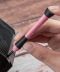Using screwdriver from 39 Piece Pink Household Tool Set With Storage Case For Home DIY Projects Includes Hammer Pliers Screwdrivers