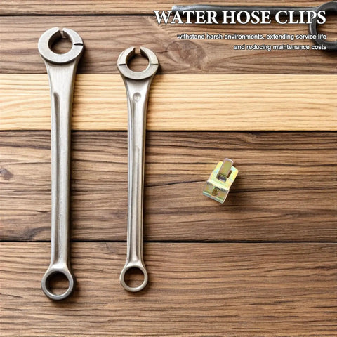 Heavy Duty 100 Pcs Spring Hose Clamp Kit For Fuel Water And Gas Lines With Galvanized Zinc Finish In Multiple Sizes From 5 mm To 9 mm Perfect For Car Repair Auto Maintenance Home Fixing Projects And Industrial Use Durable Secure Grip Design, water hose clips and tools on wood