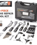 30 Piece Bike Repair Kit With Carry Case For Road And Mountain Bikes displayed in front of black case