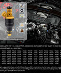 Fuel Injector Seal Kit For Ford Lincoln Mercury Vehicles 4.6L 5.0L 5.4L 5.8L DIY Friendly Rebuild Kit with engine background