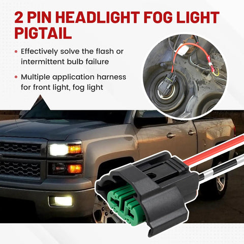 H8 H9 H11 880 881 Female Adapter Wire Connector 2 Pin Plug And Play For Headlight And Fog Light Wiring Harness retrofit pigtail