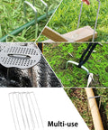 200 Pack 8 Inch Landscape Staples Heavy Duty 11 Gauge Galvanized Steel Garden Stakes U Shaped Pins used for securing items