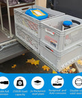 Heavy Duty Locking Drawer Slides With Full Extension For 18 Inch Drawers showcasing crates extending from truck