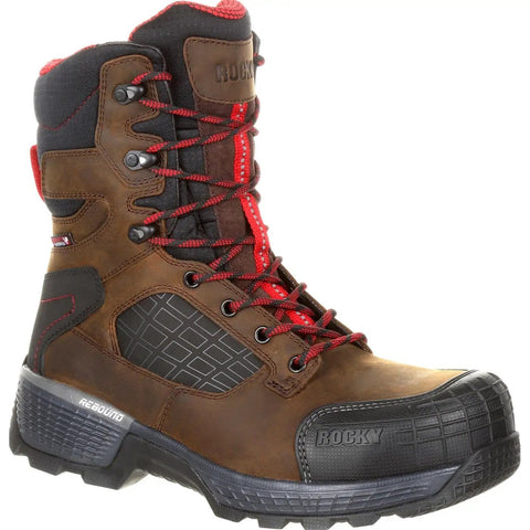 Rugged Composite Toe Work Boots Featuring Hella Comfort Rebound Support With Full Waterproof Shield And Killer Non Slip Oil Resistant Grip For Tough Job Sites