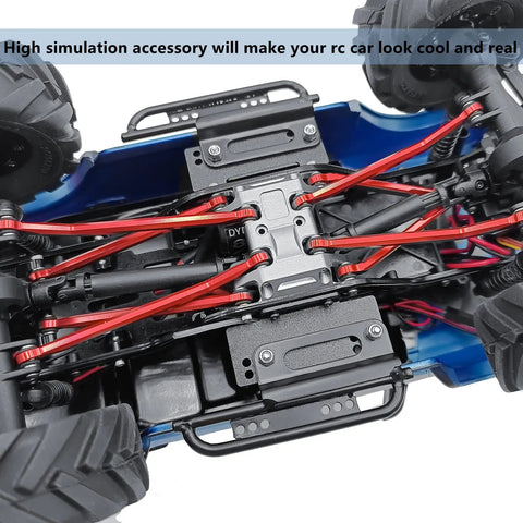 Heavy Duty RC Side Pedal Rock Rails Running Boards For 1 24 SCX24 Crawler Upgrades metal underside components