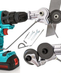 Metal Nibbler Drill Attachment For Electric Drills Deluxe Plate Cutter Attachment 2023 Model Easy To Use No Fuss