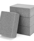 4 Pack Pumice Stone Grill Cleaning Bricks For Grills Ovens Stoves Barbecues Pans And Racks Heavy Duty Non Scratch Cleaner 3.9x1.5x2.8 inches