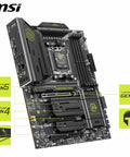 Beast AM5 Gaming Motherboard With WiFi 7 And 5G LAN DDR5 Boost To 8400 MTs PCIe 5 X16 M2 Gen5 ATX Form Factor 14 Rail SPS VRM