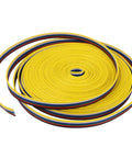 6 Pin 22 AWG RGBWW LED Strip Wire Extension Cable 33 Feet 10 Meters Flexible PVC Jacket Copper Strands For 3528 5050 RGBCCT LED