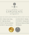 14K Yellow Gold Hollow Ball Stud Earrings With Secure Screw Back For Kids And Baby Girls 5mm Lightweight Hypoallergenic Gold Jewelry That Stays Put And Adds Subtle Shine For Everyday Wear. certificate of quality for children's jewelry testing
