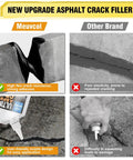 Comparison of self leveling asphalt crack filler for driveways and roads 17.6 fl oz high elasticity blacktop sealant