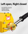 Heavy Duty Permanent Magnetic Lifter And 11000 Lbs Industrial Lifting Magnet For Workshop And Overhead Cranes With Rotary Switch and Rust Resistant NdFeB Core showing rotary control mechanism.