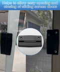 Two Pack Sliding Screen Door Pull Set For A111 Replacement, durable plastic handles installed on screen door