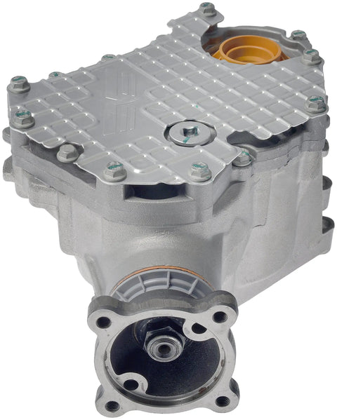 Beefed-Up Power Transfer Unit Assembly For Ford Lincoln Mercury Cars, Patented New PTU With Heat Shield, Upgraded Durability, OE Fix Design, Built To Last Across AWD And RWD Models, silver metal housing
