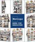 Collage of Extra Large Eight Tier Four Row Shoe Rack Holds 72 To 76 Pairs Beefy Heavy Duty Metal Boot Storage Organizer