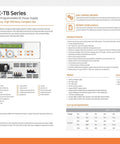 Programmable DC Power Supply Switching Type 50V 36A 1.8kW With 4-Digit Display, Voltage And Current Resolution Encoder, OVP And OCP Protection, Calibration Via Manual And PC, Beefy Lab-Ready For Prototyping.