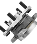 Side view of Pair Front Wheel Bearing And Hub Assembly Fits 2017 2018 Toyota Corolla iM, 2006 2012 RAV4, 2012 2018 Prius V, 2010 2012 Lexus HS250h, 2011 2016 Scion tC iM xB Durable Replacement For A Smooth Ride And Easy Install.
