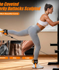 Heavy Duty Padded Ankle Strap for Cable Machines With Extra Adjustable Strap for Secure Fit during kickback exercise