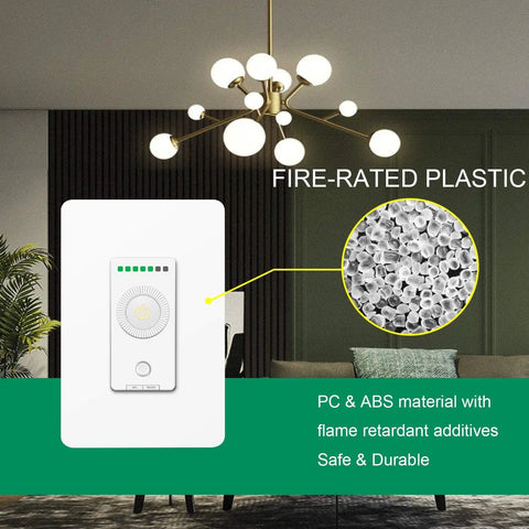 4 Pack Smart Dimmer Switch With Trailing Edge LED Dimming, Voice Control Across Alexa And Google Home, material description