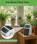 Solar Powered Drip Irrigation System With USB C Dual Power No Fuss DIY Watering Kit for 10 Potted Plants on Balcony