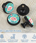 4 Piece Round Cabinet Knobs Set Dope Rustic Dresser Knobs For Drawers Cupboards And Wardrobes, with playful design
