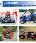 Go Kart Jackshaft 12 Inch Long 5/8 Inch Diameter With 3/16 Inch Keyway For Mini Bike displayed with compatible vehicles