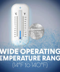 Solid Bang For Buck Cr1616 Lithium Coin Cell Batteries 3 Volt Long Lasting Power For Watches Key Fobs Child Resistant Two Pack thermometer display.