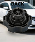 Back view of Two Pack Heavy Duty Coolant Reservoir Caps With Leak Proof Seal For Smooth Oem 68442532aa Swap.