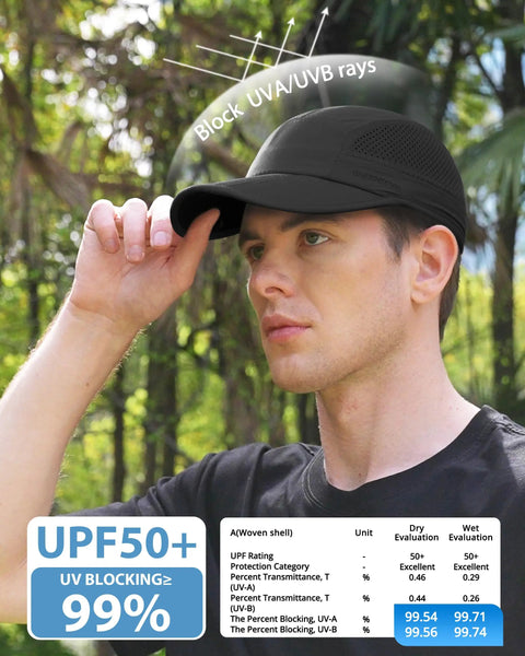 Reflective Folding Outdoor Hat For Men And Women With UPF 50 Sun Protection in outdoor setting