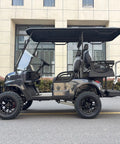 Rugged Four Seater Electric Golf Cart With Powerful Ac Motor Built To Crush Hills And Deliver Whisper Quiet Ride Featuring spacious seating and stylish design.