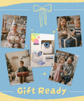 Kids Instant Print Camera With Zero Ink Thermal Printing And Four Paper Rolls For Real Photos On The Go No Ink Cartridges Needed Choose Grayscale Dot Matrix Or Sketch Modes Point And Shoot Family Favorite on gift-ready collage