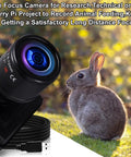 USB Camera With 2.8-12mm Varifocal Zoom Lens for Windows Mac Linux Raspberry Pi, showing zoom effect on a rabbit